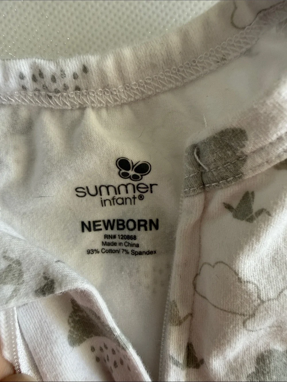 SwaddleMe Baby Sleep Sacks Duo in Pink and Gray Cloud Print